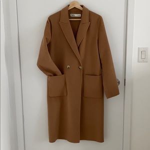 Zara Camel Wool Coat